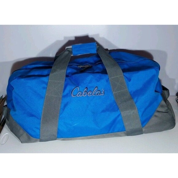 Cabela's Labatt Blue Extra Large Duffel Bag Gym Sports Camping Vacation Hunting - Picture 2 of 16